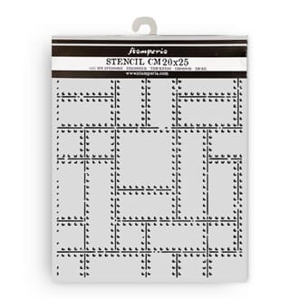 Stamperia - A New Beginning Thick Stencil 20x25cm Metal Plat