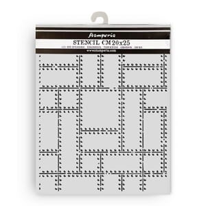 Stamperia - A New Beginning Thick Stencil 20x25cm Metal Plat