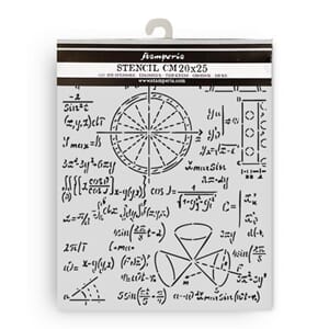 Stamperia - A New Beginning Thick Stencil 20x25cm Formulas