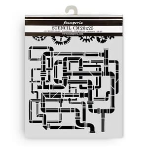 Stamperia - Gardens of Time Thick Stencil 20x25cm Tubes