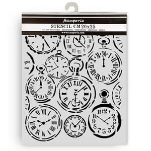 Stamperia - Gardens of Time Thick Stencil 20x25cm Mixed Cloc