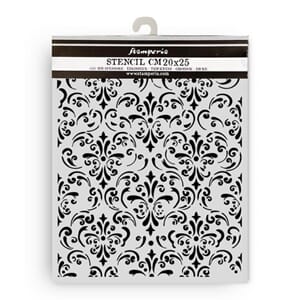 Stamperia - Gardens of Time Thick Stencil 20x25cm Wallpaper