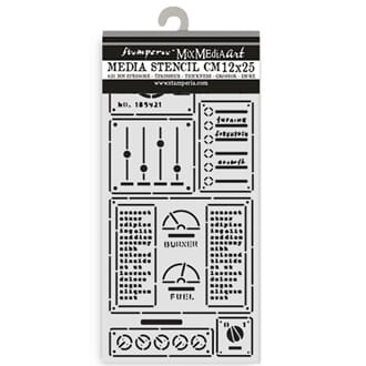 Stamperia - A New Beginning Thick Stencil 12x25cm Control Pa