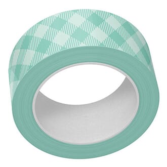 Lawn Fawn - Aqua Gingham Washi Tape