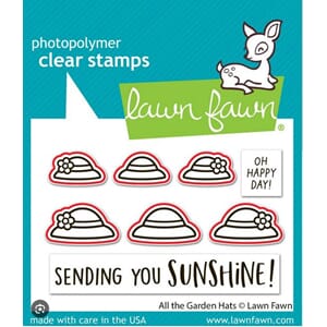 Lawn Fawn - All The Garden Hats Outline Lawn Cuts