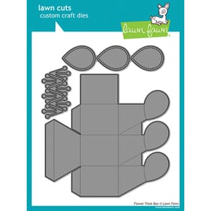 Lawn Fawn - Flower Treat Box Stand-Alone Lawn Cuts Dies