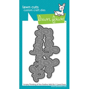 Lawn Fawn - Scripty Thinking Of You Stand-Alone Lawn Cuts Di