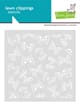 Lawn Fawn - Butterfly Background Lawn Clippings Stencils