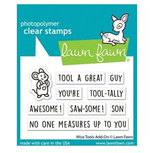 Lawn Fawn - Mice Tools Add-On Clear Stamps
