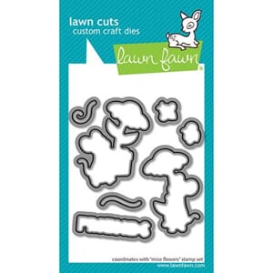 Lawn Fawn - Mice Flowers Outline Lawn Cuts Dies