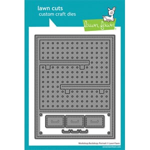Lawn Fawn - Workshop Backdrop Portrait Stand-Alone Lawn Cuts