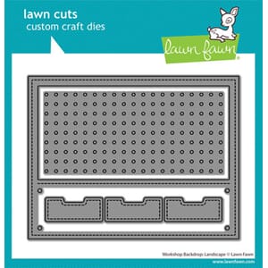 Lawn Fawn - Workshop Backdrop: Landscape Stand-Alone Lawn Cu