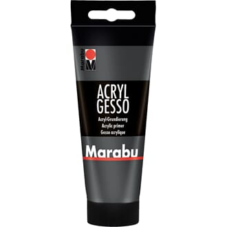 Maribu - Black Acryl Gesso, tube 100 ml