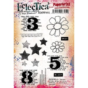 PaperArtsy - E³ Mags Woodcock 01 Stamps