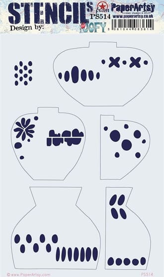 PaperArtsy - Stencil 514 by JoFY