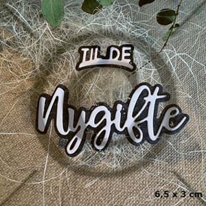 Papirdesign - Til de nygifte dies