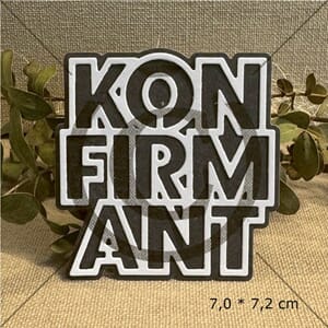 Papirdesign - Konfirmant 35 dies