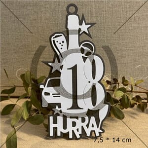 Papirdesign - Endelig 18 dies