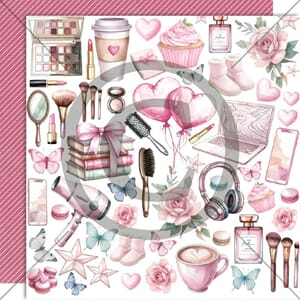 Papirdesign: Klippeark sminke og dill - Fremtidsdrøm