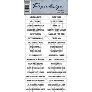 Papirdesign - Ekte vare klistremerker