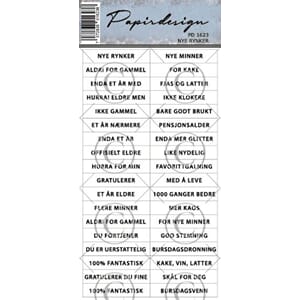 Papirdesign - Nye rynker klistremerker