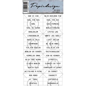 Papirdesign - Det Bobler klistremerker