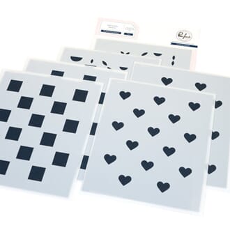 Pinkfresh Studio - Artful Foundations Builder Stencil Refine