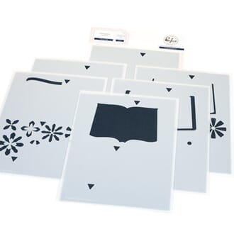 Pinkfresh Studio - Floral Tale Artful Foundations Stencil