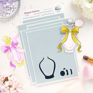 Pinkfresh Studio - The Couture Edit Stencil Elegant Essence