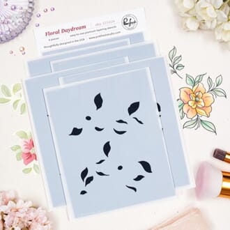 Pinkfresh Studio - The Daydream Edit Stencil Floral Daydream