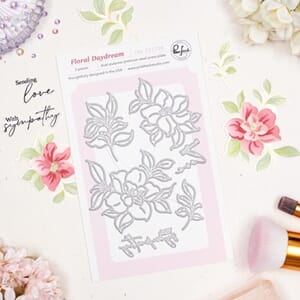 Pinkfresh Studio - The Daydream Edit Press Plate Floral Dayd