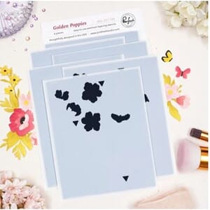 Pinkfresh Studio - The Daydream Edit Stencil Golden Poppies