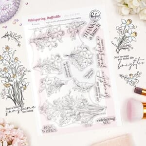 Pinkfresh Studio - The Daydream Edit Stamp Whispering Daffod