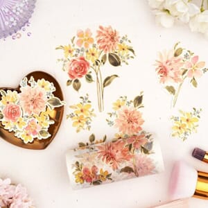 Pinkfresh - The Daydream Edit Washi Tape Blooming Daydream