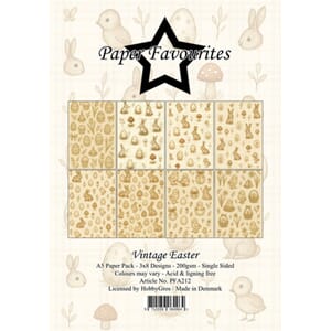 Paper Favourites - Vintage Easter A5 Paper Pack