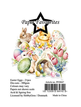 Paper Favourites - Die-Cuts A7 Easter Eggs