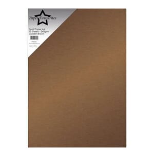 Paper Favourites - Golden Brown A4 Pearl Paper 240gsm