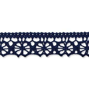 Prym blonde - Marineblå, bredde 16 mm, metervare