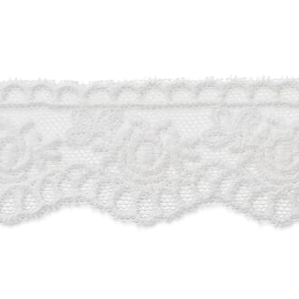 Prym blonde - Brodert tyll, bredde 25 mm, metervare