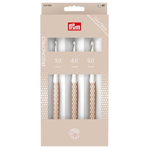 Prym - Ergonomics Heklenålsett, str 3mm, 4mm og 5mm