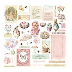 Prima - Sweet Spring Ephemera Sunshine & Bunnies