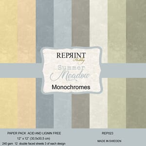 Reprint - Summer Meadow 12x12 Monochromes
