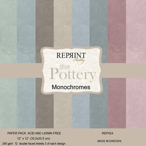 Reprint - The Pottery 12x12 Monochromes