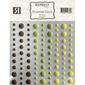 Reprint - Adhesive Enamel Dots Hello Spring