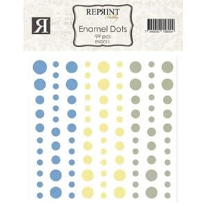 Reprint - Adhesive Enamel Dots Summer Meadow