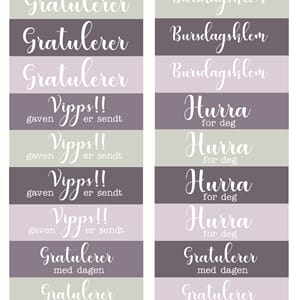 Reprint - Timeless Text Collection Stickers