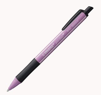 STABILO - Pointball pen, lys lilla holder, 0.5 mm