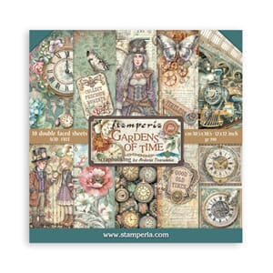 Stamperia - Gardens of Time 12x12 Inch Paper Pack