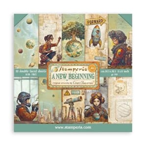 Stamperia - A New Beginning 8x8 Inch Paper Pack