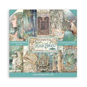 Stamperia - Magic Forest 8x8 Inch Paper Pack